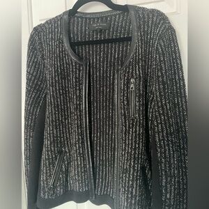 Rag & Bone Textured Black and White Blazer